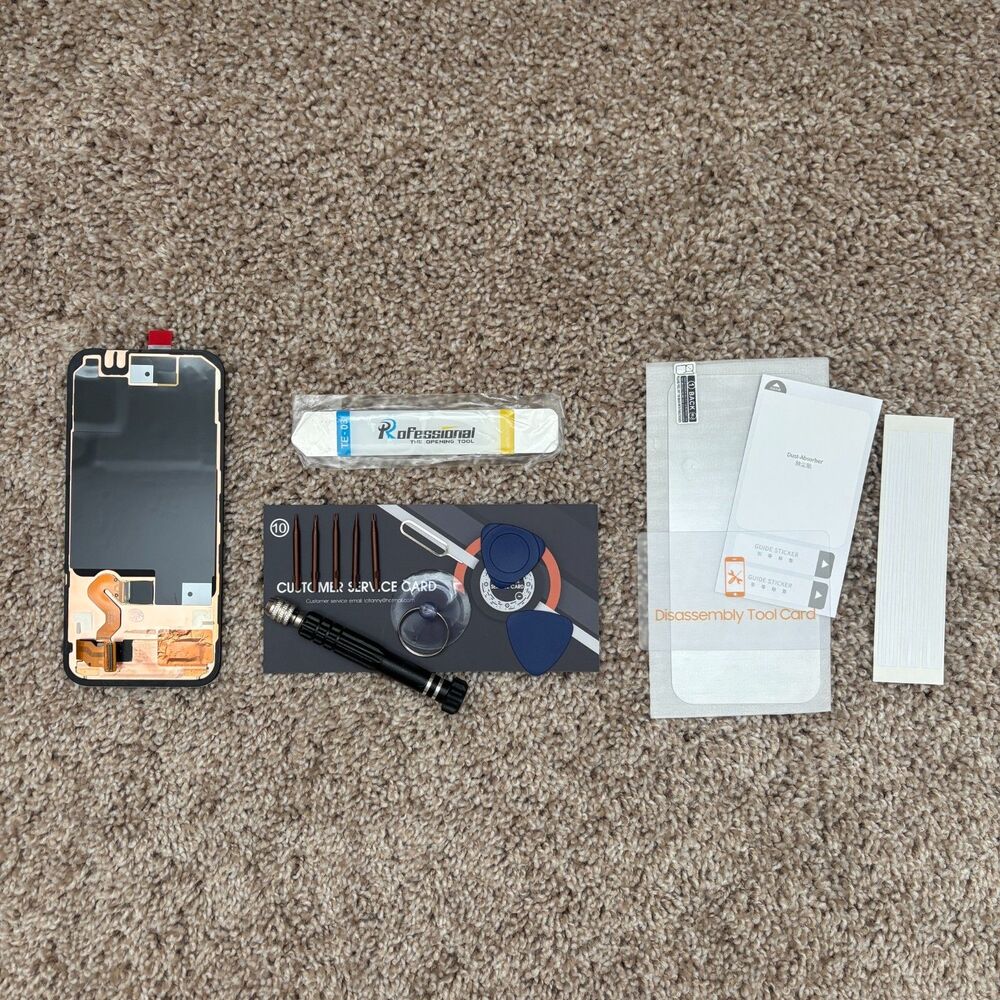For Google Pixel 9 Pro Screen LCD Digitizer Replacement Assembly Kit Black